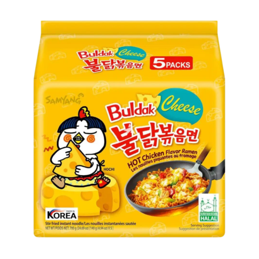 Samyang Hot Chicken Ramen Cheese 8x5x140g MIN GARANTI 13/05-25