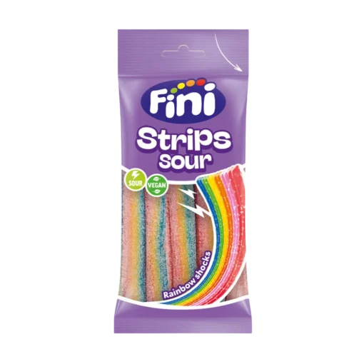 Fini Tongue / Strips Sour Rainbow Shocks 12stk x 75g