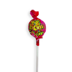 Big Bom Xxl Lollipop w. BG Strawberry stk