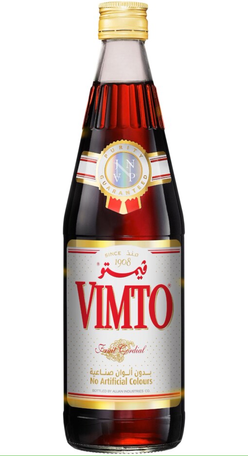 Vimto Saft i glas Inc. Pant A 12stk x 0,71L MIN GARANTI 14/07-25