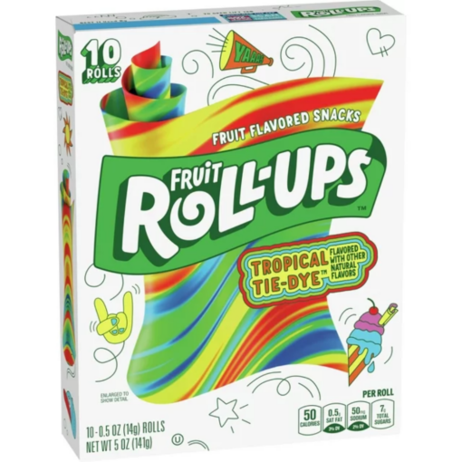 Fruit Roll-Ups Tropical 10-pack 10stk x 141g MIN GARANTI 30/07-25