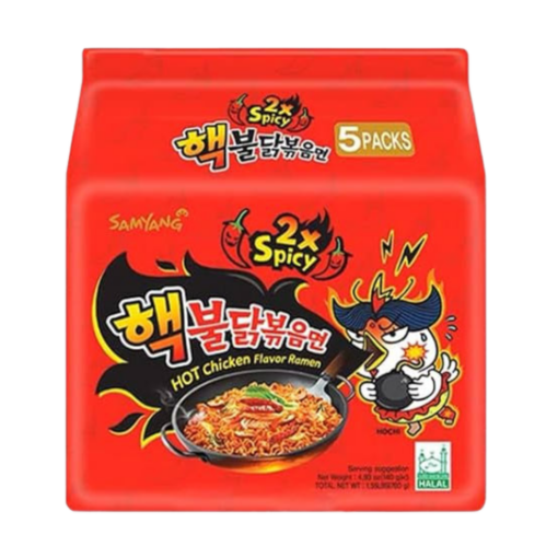 Samyang Hot Chicken 2xSpicy 8x5x140g MIN GARANTI 23/01-2025