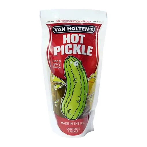 Van Holten's Hot & Spicy Jumbo Pickle 12stk x 140g MIN GARANTI 09/03-2025