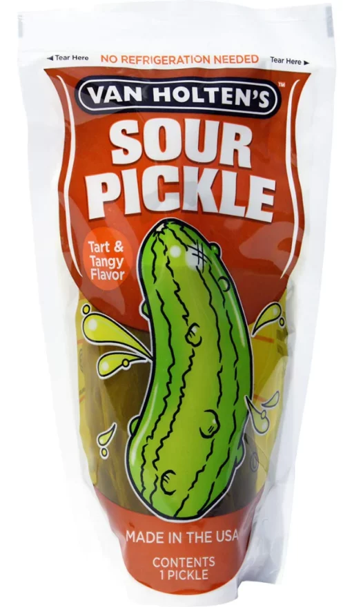 Van Holten's Sour Jumbo Pickle 12stk x 126g MIN GARANTI