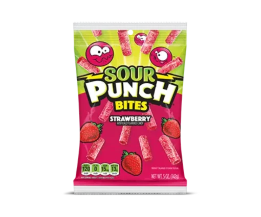 Sour Punch Bites Strawberry