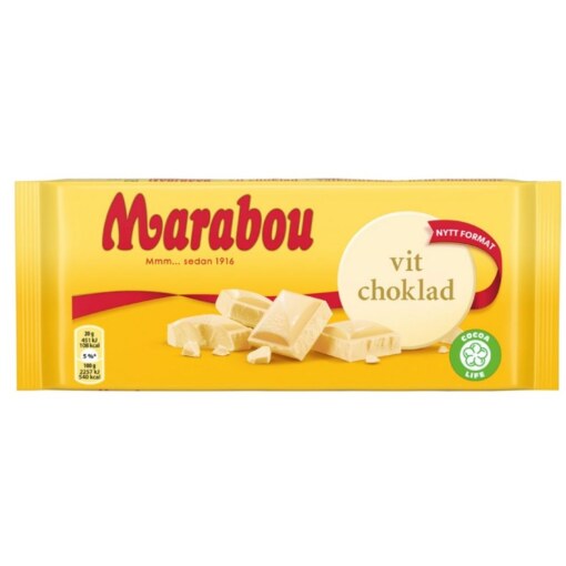 Marabou Plader Hvid 15stk x 180g