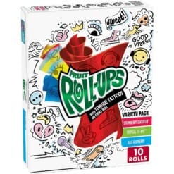 fruit roll up variety pack with tongue tattoos