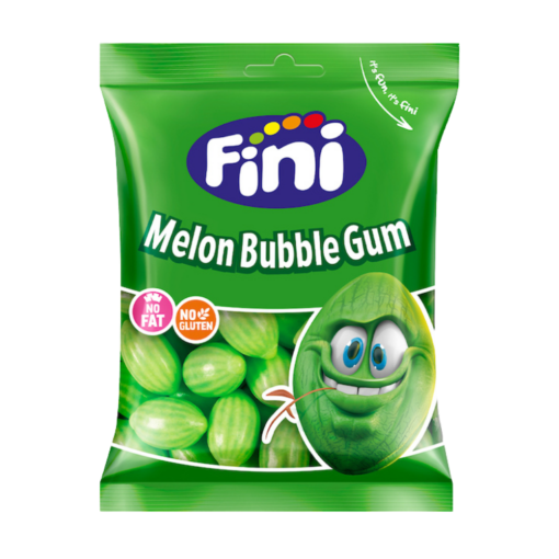 Fini Bubblegum Melon (Glutenfri) 12stk x 80g