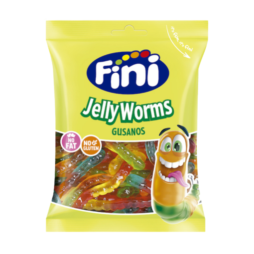 Fini Jelly Worms (Glutenfri) 12stk x 75g