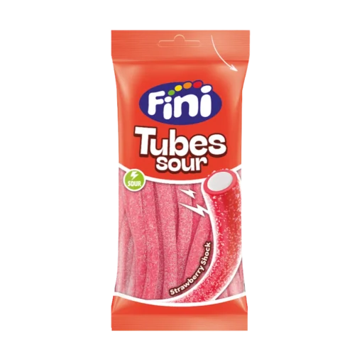 Fini Pencil / Tubes Sour Strawberry Shock 12stk x 75g