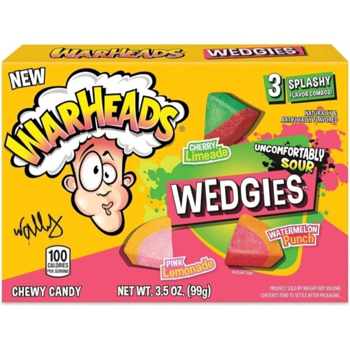 Warheads Wedgies 12stk x 99g MIN GARANTI 28/6-25