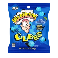 Warheads Blue Raspberry Cubes