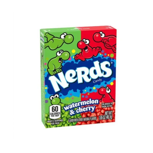 Nerds Wild Cherry & Watermelon 36stk x 46,7g MIN GARANTI 30/07-25