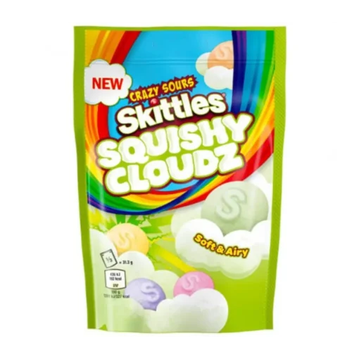 Skittles Squishy Cloudz Crazy Sour* 18stk x 94g MIN GARANTI