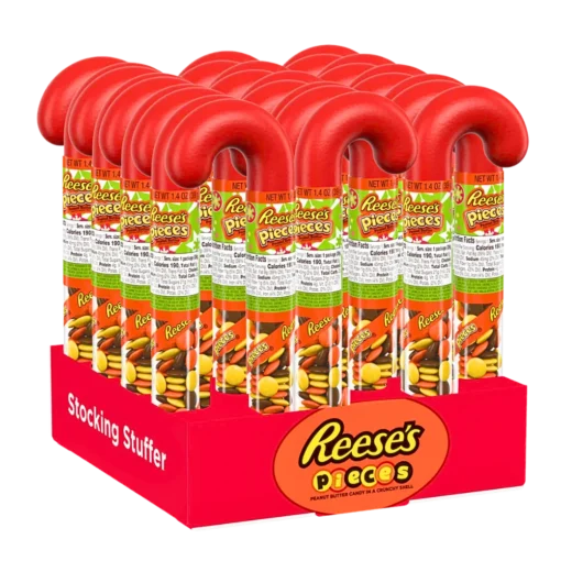 Reese's Pieces Holiday Canes 27stk x 39g MIN GARANTI 30/06-2025 - Image 2