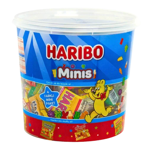 Tr Haribo Minis Jar 100stk x 10g